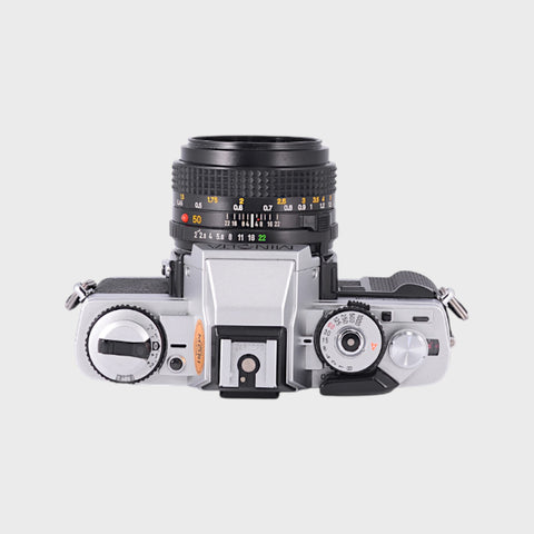 Minolta XG-M 35mm SLR Film Camera with 50mm f2 Lens