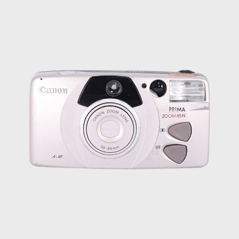 Canon Prima Zoom 85N 35mm Point & Shoot Film Camera with 38-85mm Lens