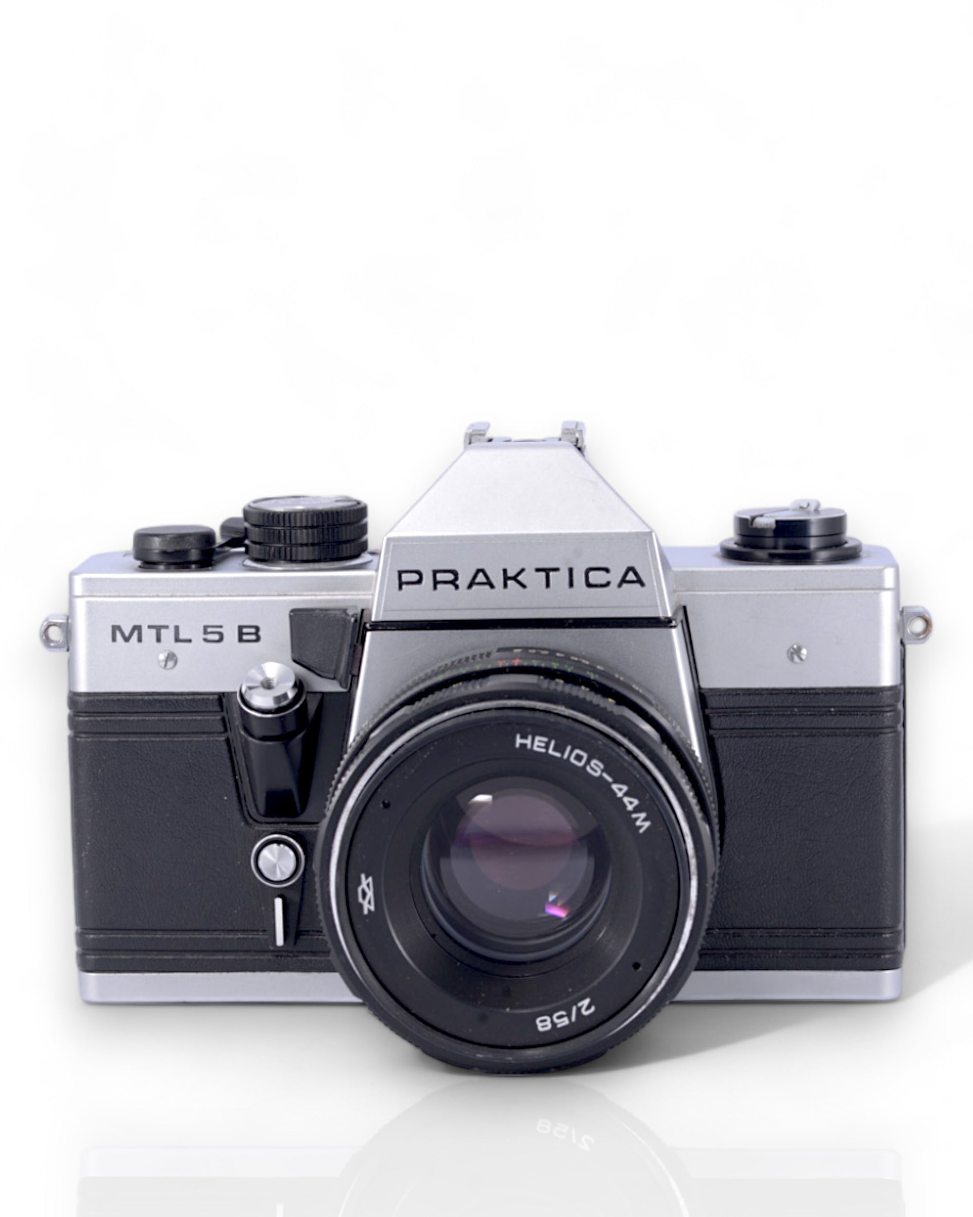 Praktica MTL 5B 35mm SLR Film Camera with Helios 58mm f2 Lens