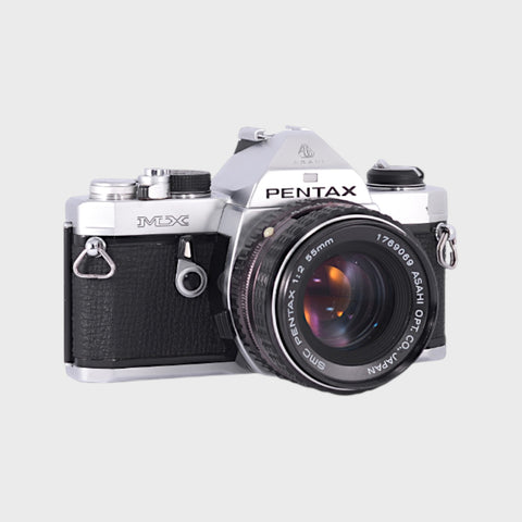 Pentax MX 35mm SLR film camera with 55mm f2 lens