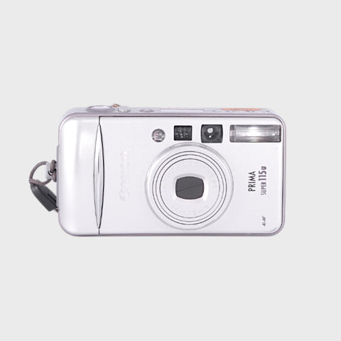Canon Prima Super 115u 35mm Point & Shoot Film Camera with 38-115mm Lens