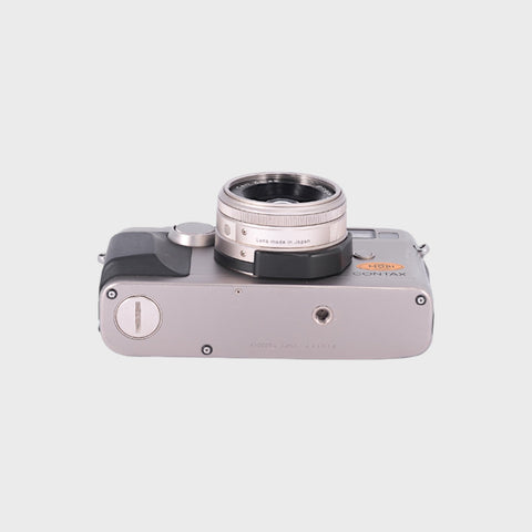 Contax G2 35mm rangefinder film camera with TLA 140 flash and 28mm f2.8 lens