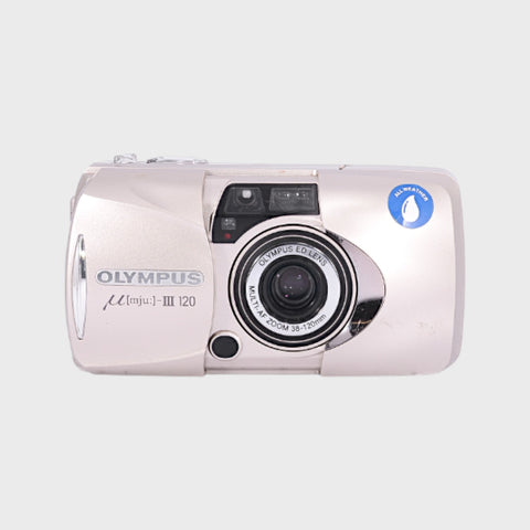 Olympus Mju-III 120 35mm point & shoot camera with 38-120mm zoom lens