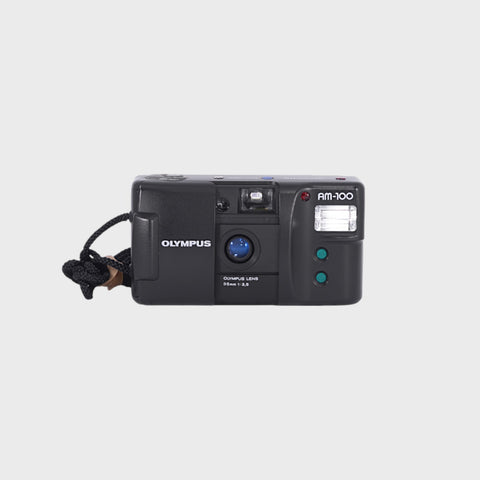 Olympus AM-100 35mm Point & Shoot Film Camera with 35mm f3.5 Lens