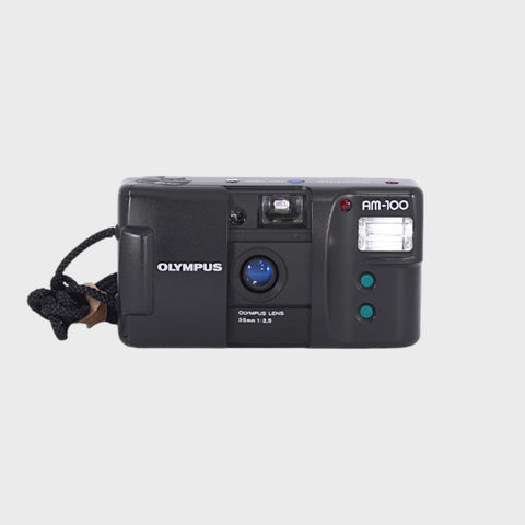 Olympus AM-100 35mm Point & Shoot Film Camera with 35mm f3.5 Lens