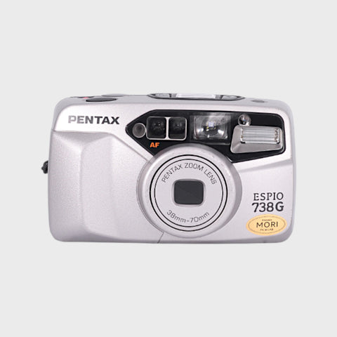 Pentax Espio 738G 35mm Point & Shoot film camera with 38-70mm zoom lens