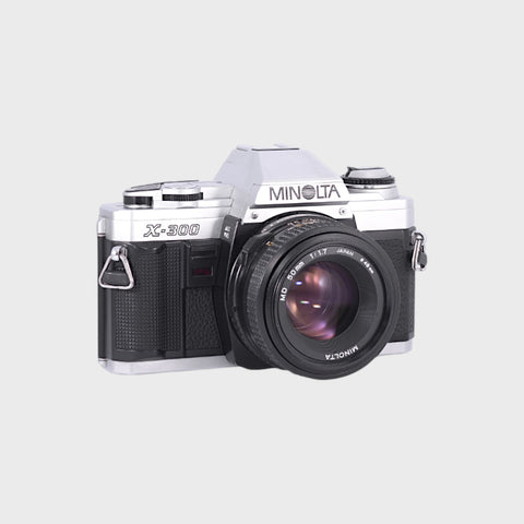 Minolta X-300 35mm SLR Film Camera with 50mm f1.7 Lens