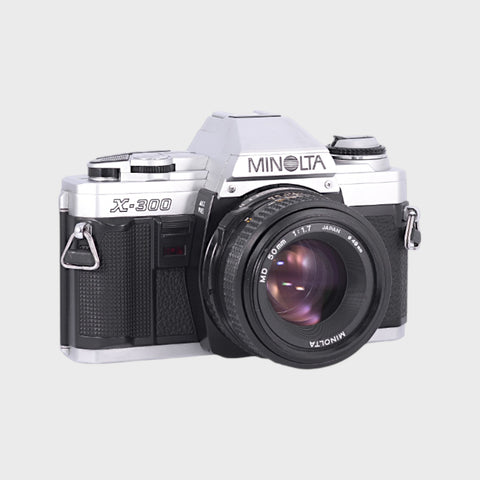 Minolta X-300 35mm SLR Film Camera with 50mm f1.7 Lens