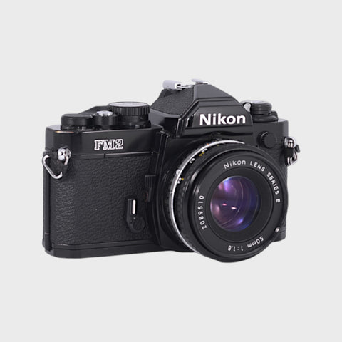 Nikon FM2 35mm SLR film camera with 50mm f1.8 lens