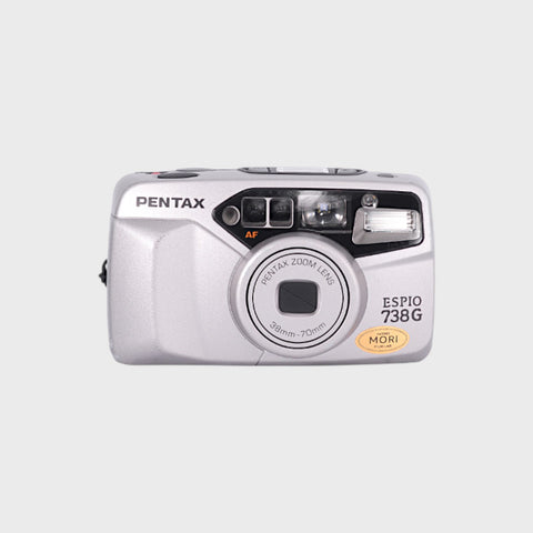 Pentax Espio 738G 35mm Point & Shoot film camera with 38-70mm zoom lens