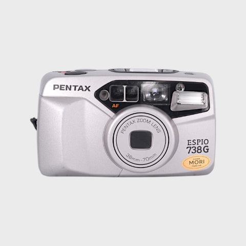 Pentax Espio 738G 35mm Point & Shoot film camera with 38-70mm zoom lens