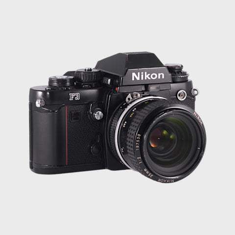 Nikon F3 35mm SLR Film Camera with 35mm f2 Lens