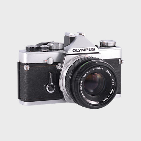 Olympus OM-1 35mm SLR Film Camera with 50mm f1.8 Lens