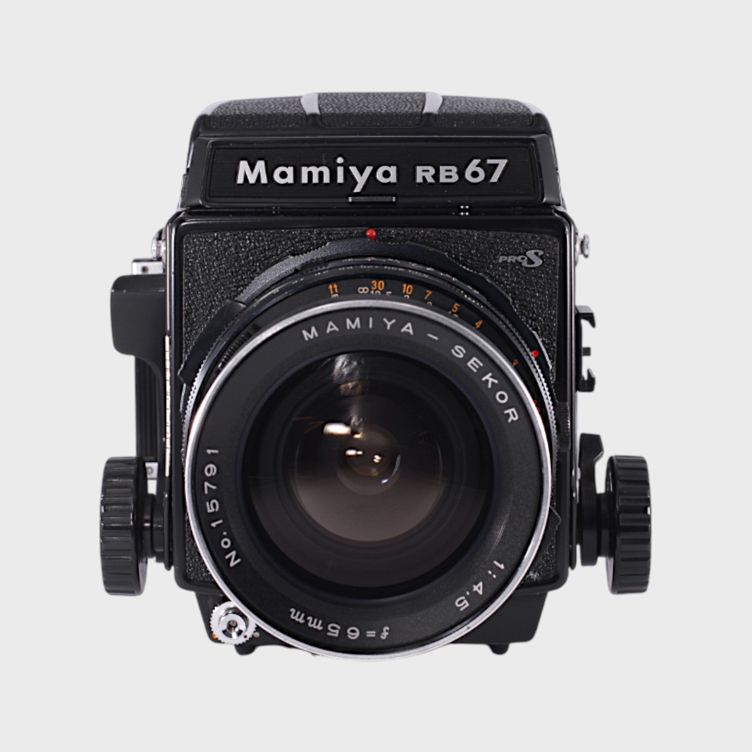Mamiya RB67 Pro-S Medium Format film camera with 65mm f4.5 lens