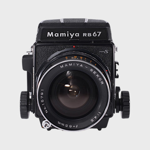 Mamiya RB67 Pro-S Medium Format film camera with 65mm f4.5 lens