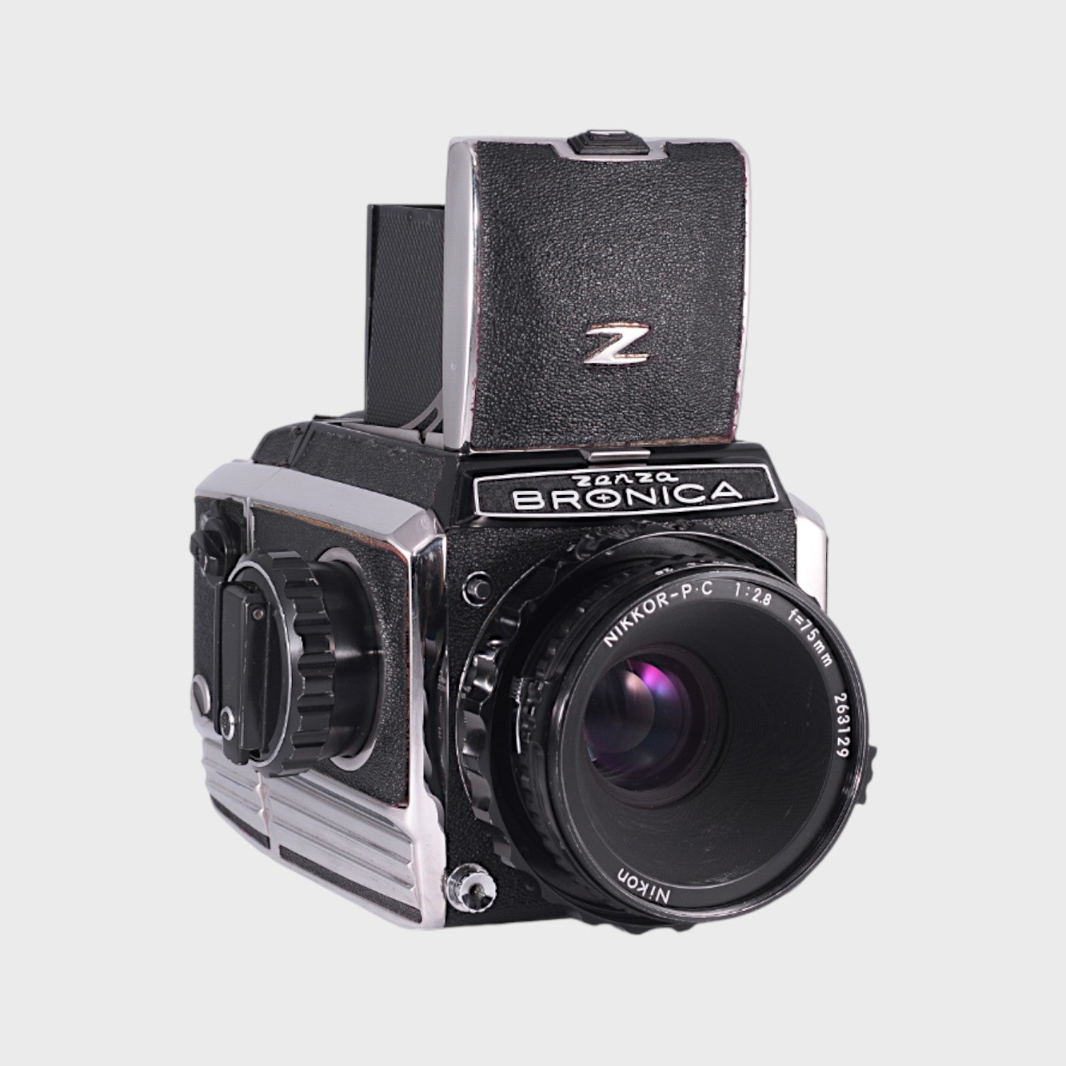 Zenza Bronica S2A Medium Format film camera with 75mm f2.8 lens