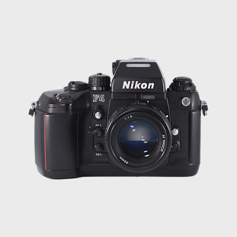 Nikon F4 35mm SLR film camera with 50mm f1.4 lens