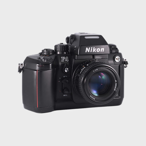 Nikon F4 35mm SLR film camera with 50mm f1.4 lens