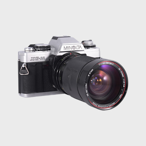 Minolta XG-M 35mm SLR Film Camera with 28-105mm Zoom Lens