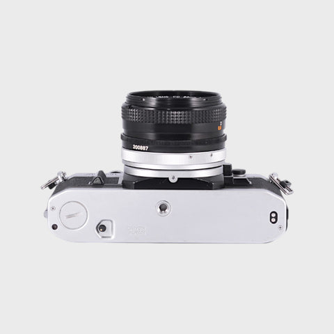 Canon AE-1 35mm SLR film camera with 50mm f1.8 lens