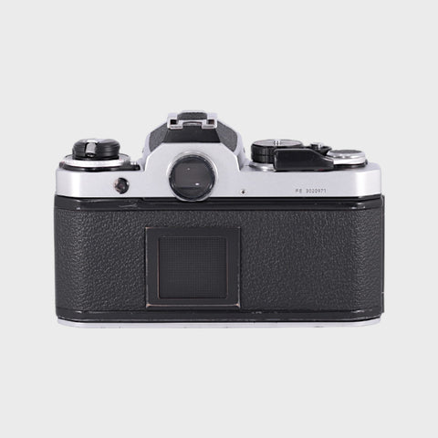 Nikon FE 35mm SLR film camera with 43-86mm lens