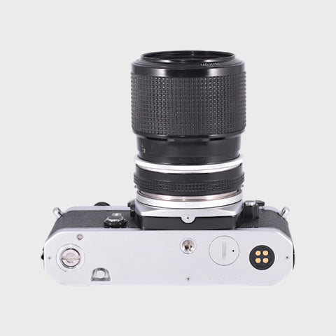 Nikon FE 35mm SLR film camera with 43-86mm lens