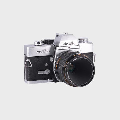 Minolta SRT 101 35mm SLR film camera with 50mm f3.5 lens