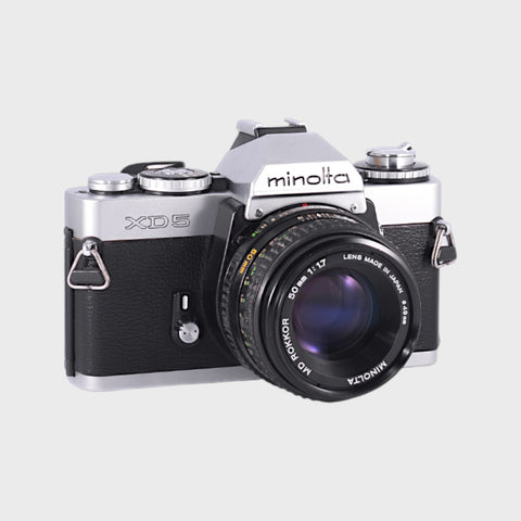 Minolta XD5 35mm SLR Film Camera with 50mm f1.7 lens