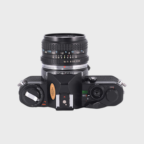 Pentax MV1 35mm SLR film camera with 28mm f2.8 lens