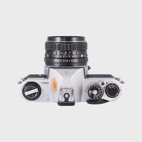 Pentax K1000 35mm SLR film camera with 55mm f1.8 lens