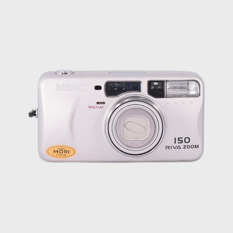 Minolta Riva Zoom 150 Point & Shoot 35mm argentique  objectif 37,5-150 mm