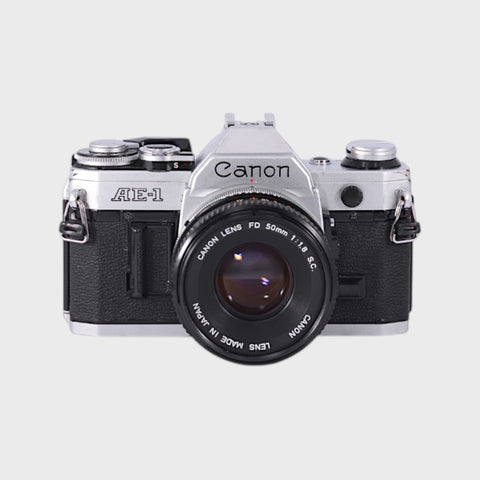 Canon AE-1 Reflex 35mm argentique avec 50mm f1.8 objectif