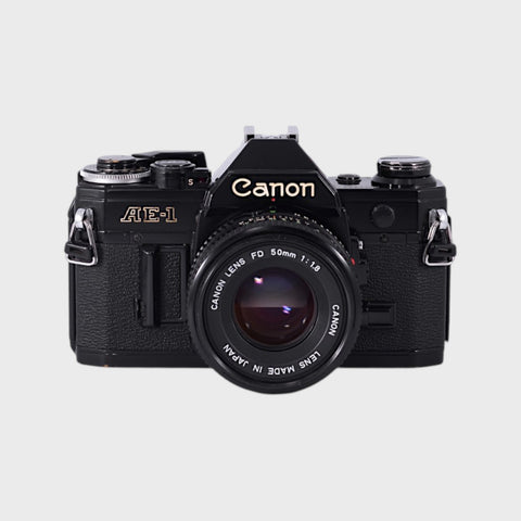 Canon AE-1 Reflex 35mm argentique avec 50mm f1.8 objectif