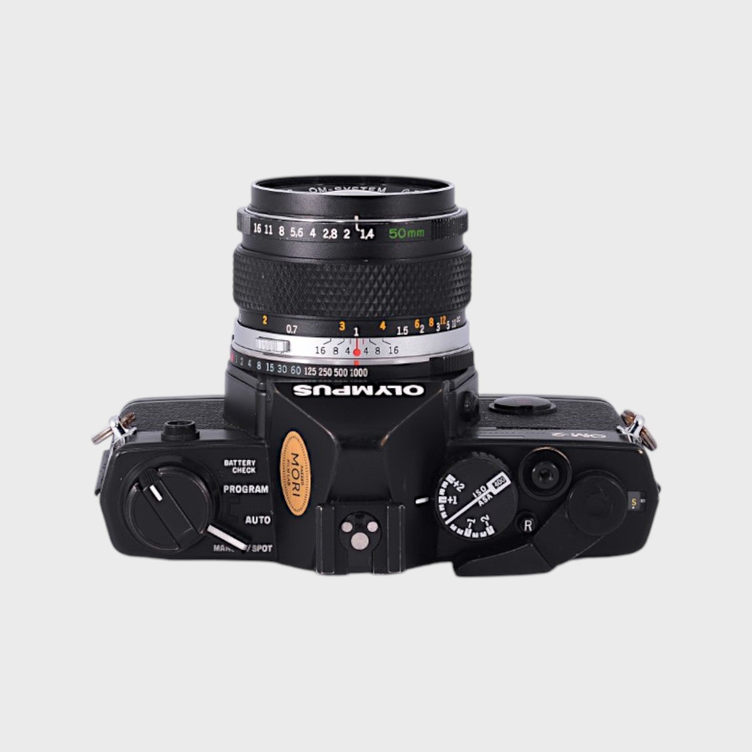 Olympus OM-2 SP 35mm SLR Film Camera with 50mm f1.4 Lens – Mori