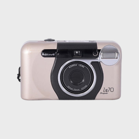 Appareil Point & Shoot 35mm argentique Konica Z-up 70 Zoom, de type « Point & Shoot 35mm argentique  objectif zoom 35-70 mm