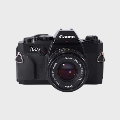 Appareil photo Reflex 35mm argentique Canon T60 Reflex 35mm argentique  objectif 50 mm f/1,8