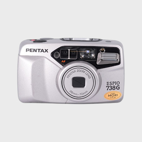 Pentax Espio 738G Point & Shoot 35mm argentique avec objectif zoom 38-70mm