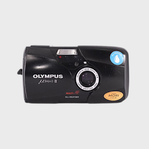 avec boîte: appareil photo compact Olympus Mju-II 35 mm avec objectif 35 mm f/2,8