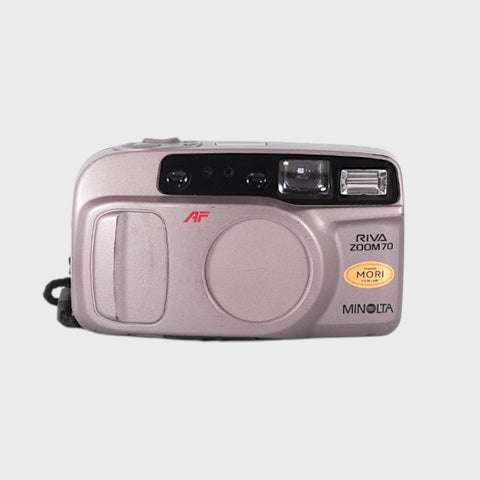 Minolta Riva Zoom 70 Point & Shoot 35mm argentique avec objectif 35-70mm