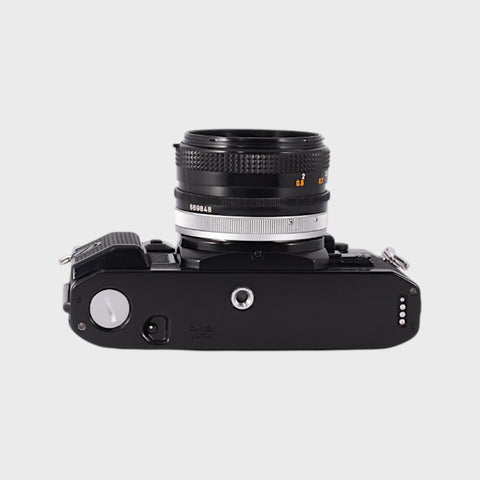 avec boîte: Reflex 35mm argentique Canon A-1 Reflex 35mm argentique  objectif 50 mm f/1,8