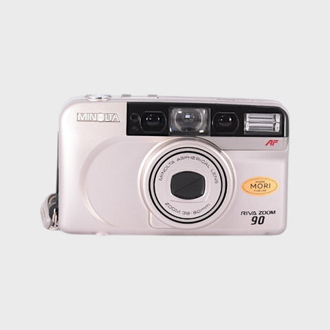 Minolta Riva Zoom 90 Point & Shoot 35mm argentique avec objectif 38-90mm