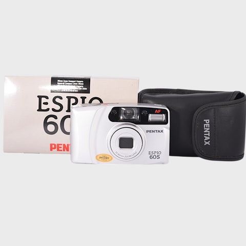 avec boîte: Pentax Espio 60S Point & Shoot 35mm argentique  objectif zoom 35-60 mm