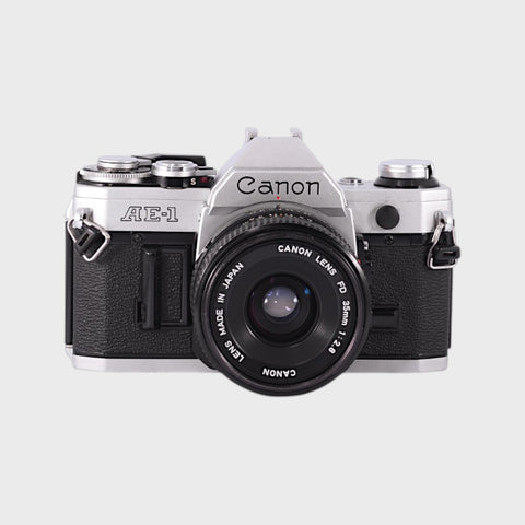 Canon AE-1 Reflex 35mm argentique avec 35mm f2.8 objectif