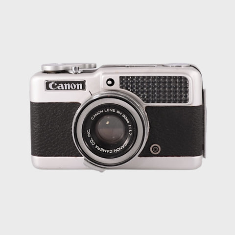 Appareil photo Canon Demi S pour pellicule 35 mm demi-format, équipé d'objectif 30 mm f/1,7