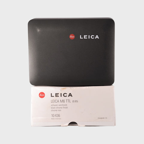 Leica M6 TTL 0,85 (début des années 2000) –boîtier  Télémétrique 35mm argentique  neuf,boîtier  avec boîte
