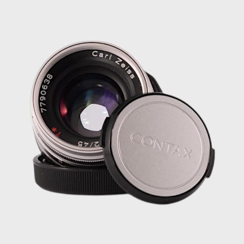 objectifmonture Zeiss Planar T 45 mm f/2 àmonture Contax G
