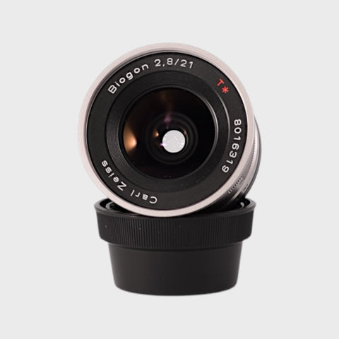 objectif monture Zeiss Biogon T 21 mm f/2,8monture Contax G objectif viseur