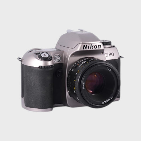 Nikon F80 35mm SLR film camera with 50mm f1.8 lens