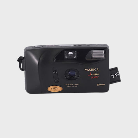 Yashica J-mini Super 35mm point & shoot compact film camera with 32mm f3.5 lens