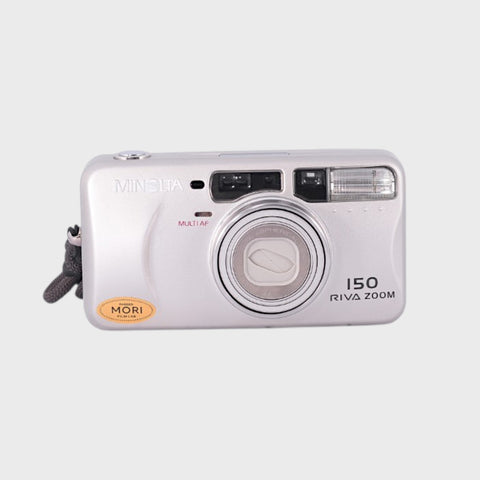 Minolta Riva Zoom 150 35mm Point & Shoot Film Camera with 37.5-150mm Lens
